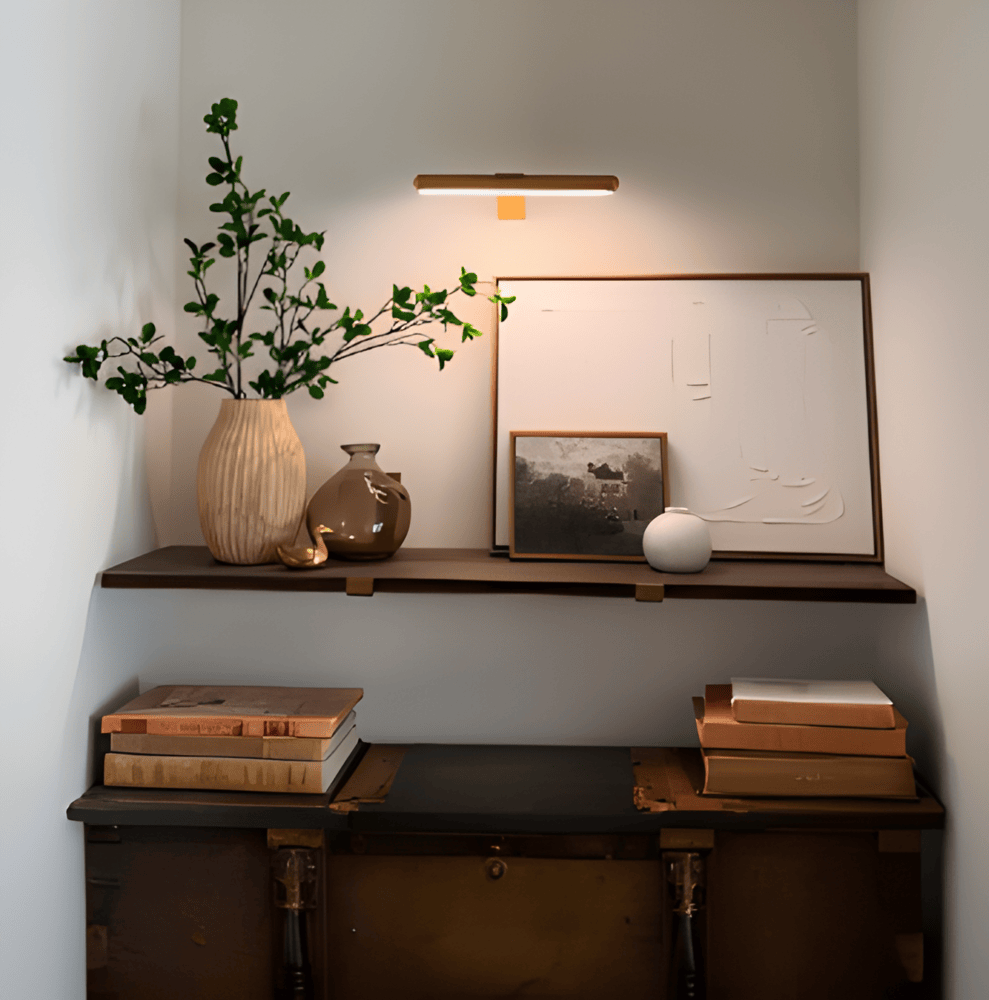 Langaton USB-ladattava LED-seinävalaisin - täysi kierto ja kätevä lataus