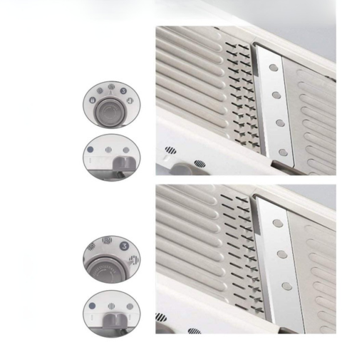 Mandolino da cucina multifunzione - Massima precisione e sicurezza