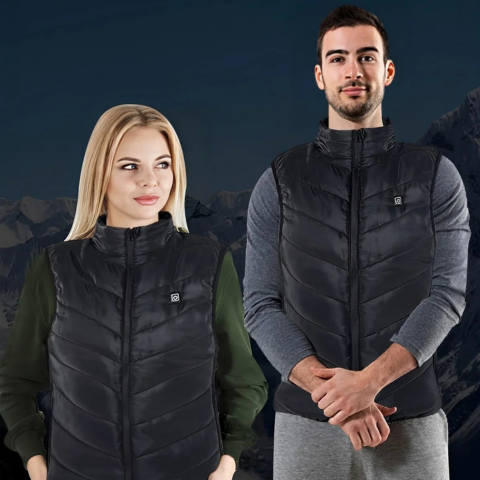 Unisex varmevest - justerbar temperatur og moderne stil
