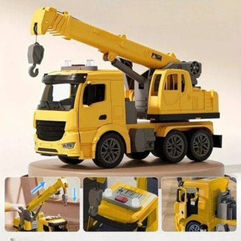 Truck Crane Construction Toy - Realistisk leg og sjov læring