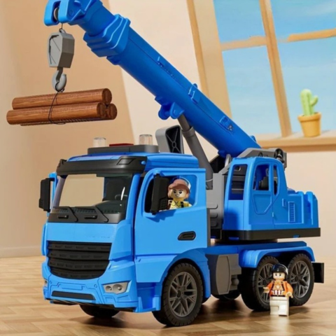 Truck Crane Construction Toy - Realistisk leg og sjov læring