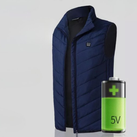 Gilet riscaldante unisex - Temperatura regolabile e stile moderno