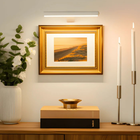 Langaton USB-ladattava LED-seinävalaisin - täysi kierto ja kätevä lataus