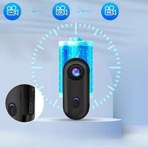 4K Body Camera - High Definition and Large Capacity