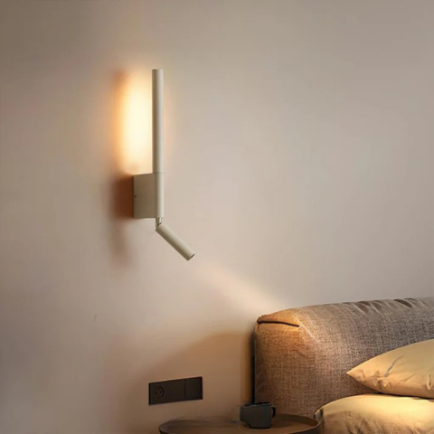 Aplique de pared LED con lectura – Práctica y elegante 