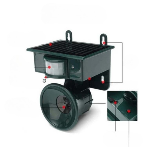 Repellente Elettronico Per Giardino — Scaccia Gli Uccelli E Protegge I Tuoi Spazi 