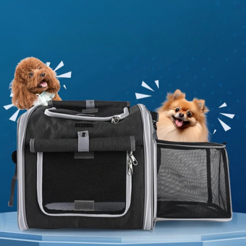 Rozšiřitelný cyklistický koš pro zvířata – praktický a pohodlný 