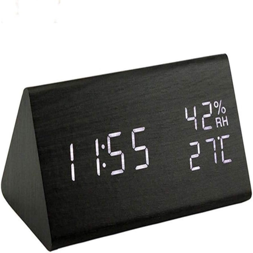LED-klocka med röststyrning – Modern design och smart funktionalitet 