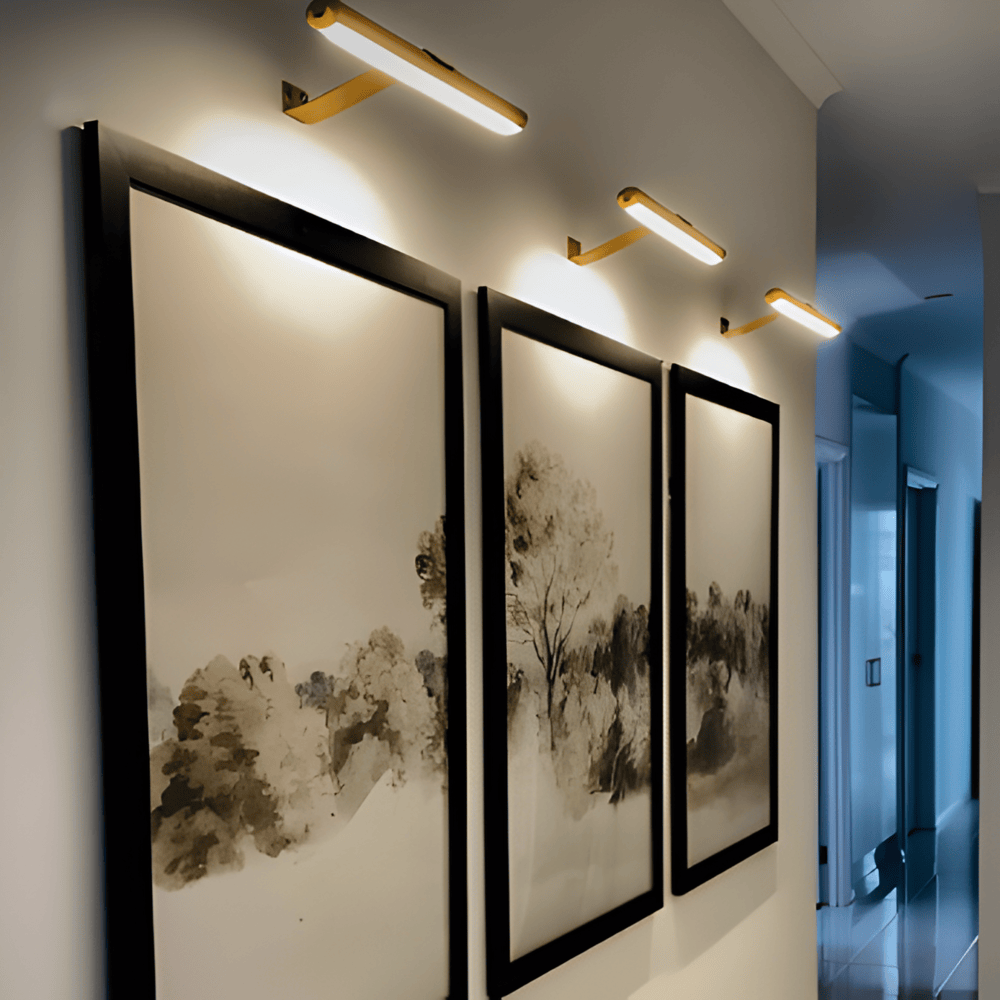 USB Rechargeable Cordless Rotating Led Wall Lamp - Full Rotation & Convenient Recharge