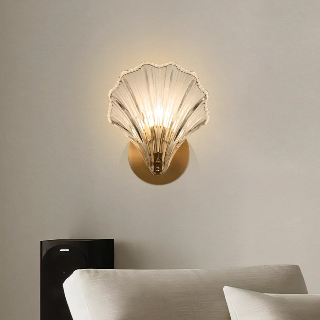 Applique Murale Conchiglia – Illuminazione Elegante e Marinara 