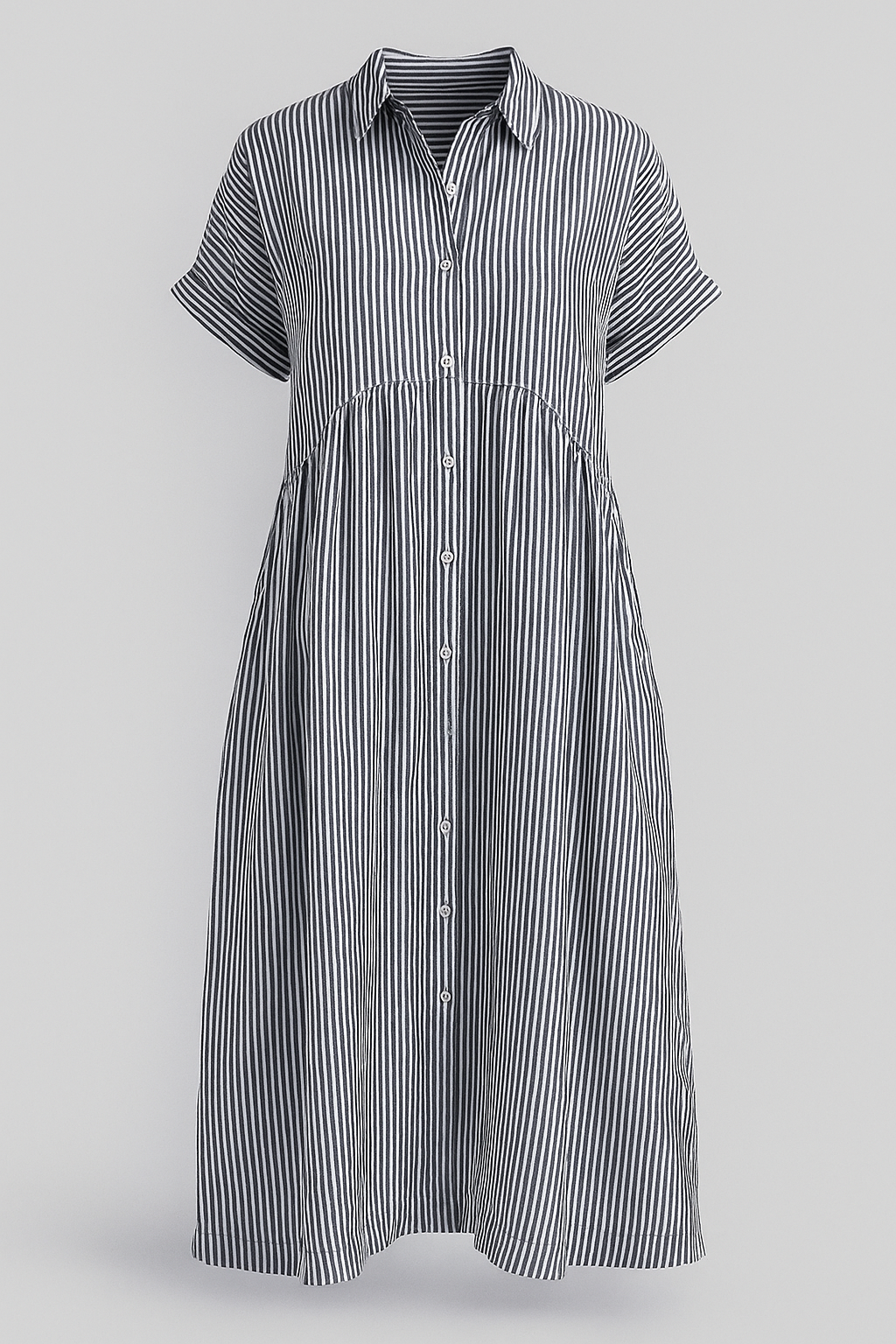 Vestido Midi Con Bolsillos – Elegante, Cómodo Y Con Bolsillos Prácticos 