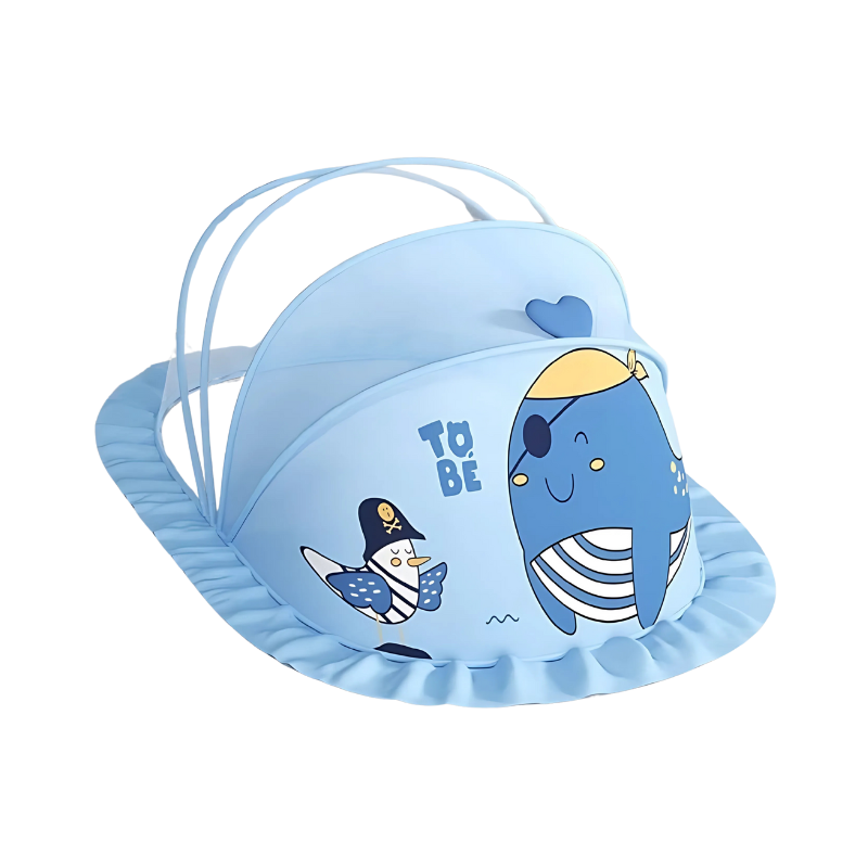 Mosquitera plegable para bebés - Barrera contra insectos y respiratoria