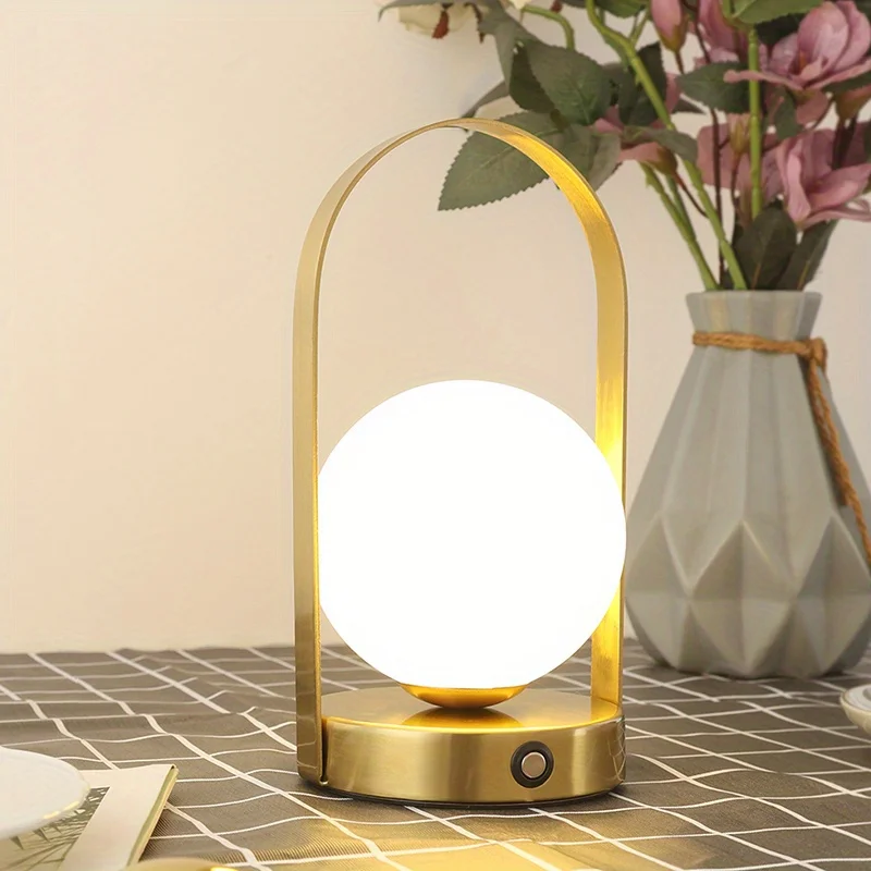 Lampe De Table Sans Fil — Intensité Lumineuse Ajustable