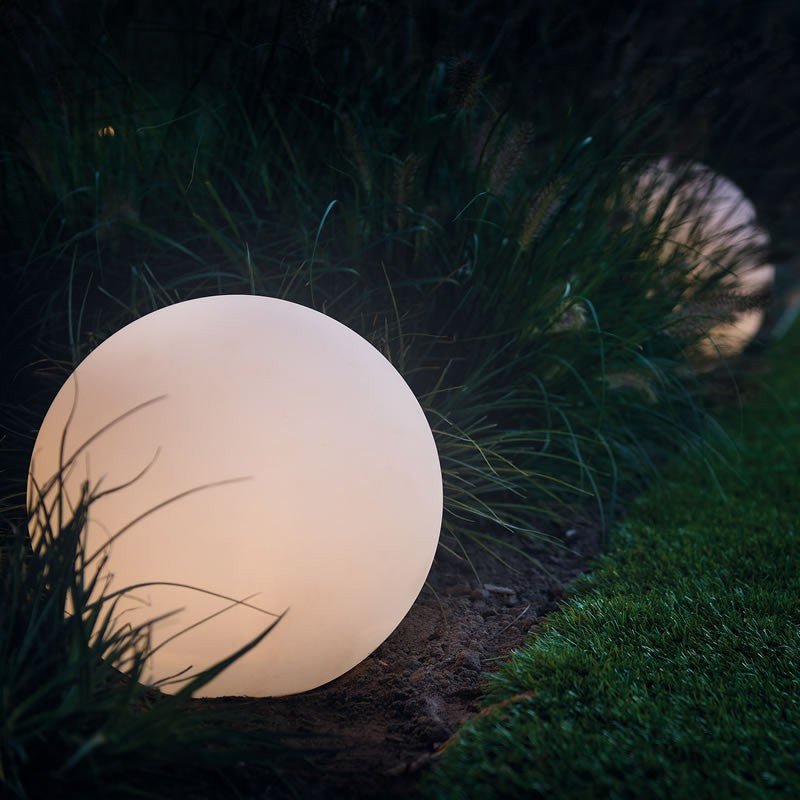 Sfera di illuminazione da giardino