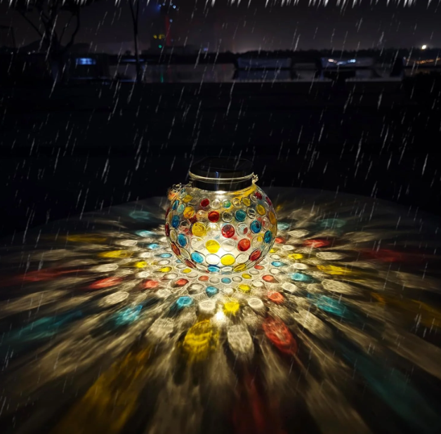 Solarlampe til Udendørsbrug — Elegance i Glas 