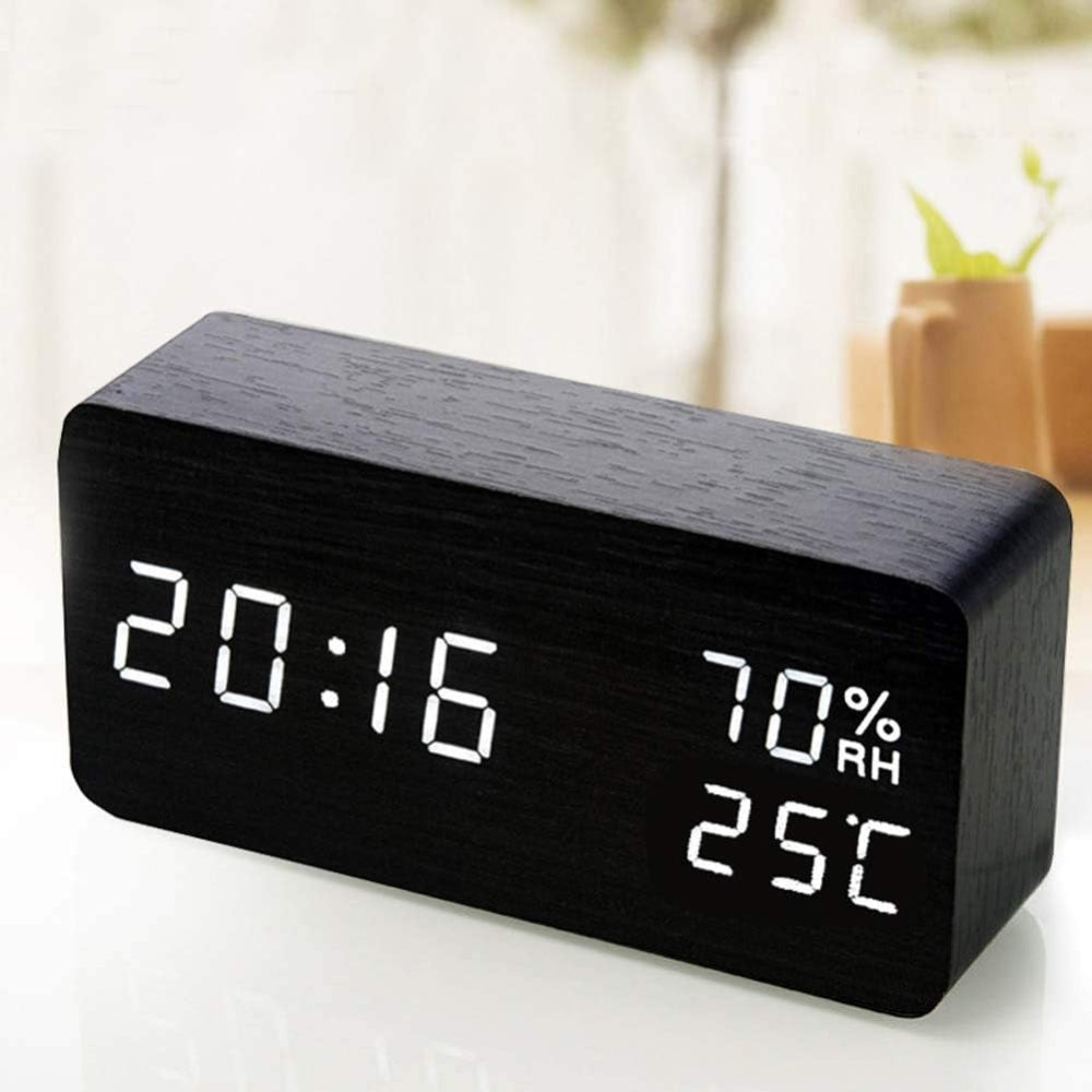 Reloj LED Con Control de Voz – Diseño Moderno y Funcionalidad Inteligente 