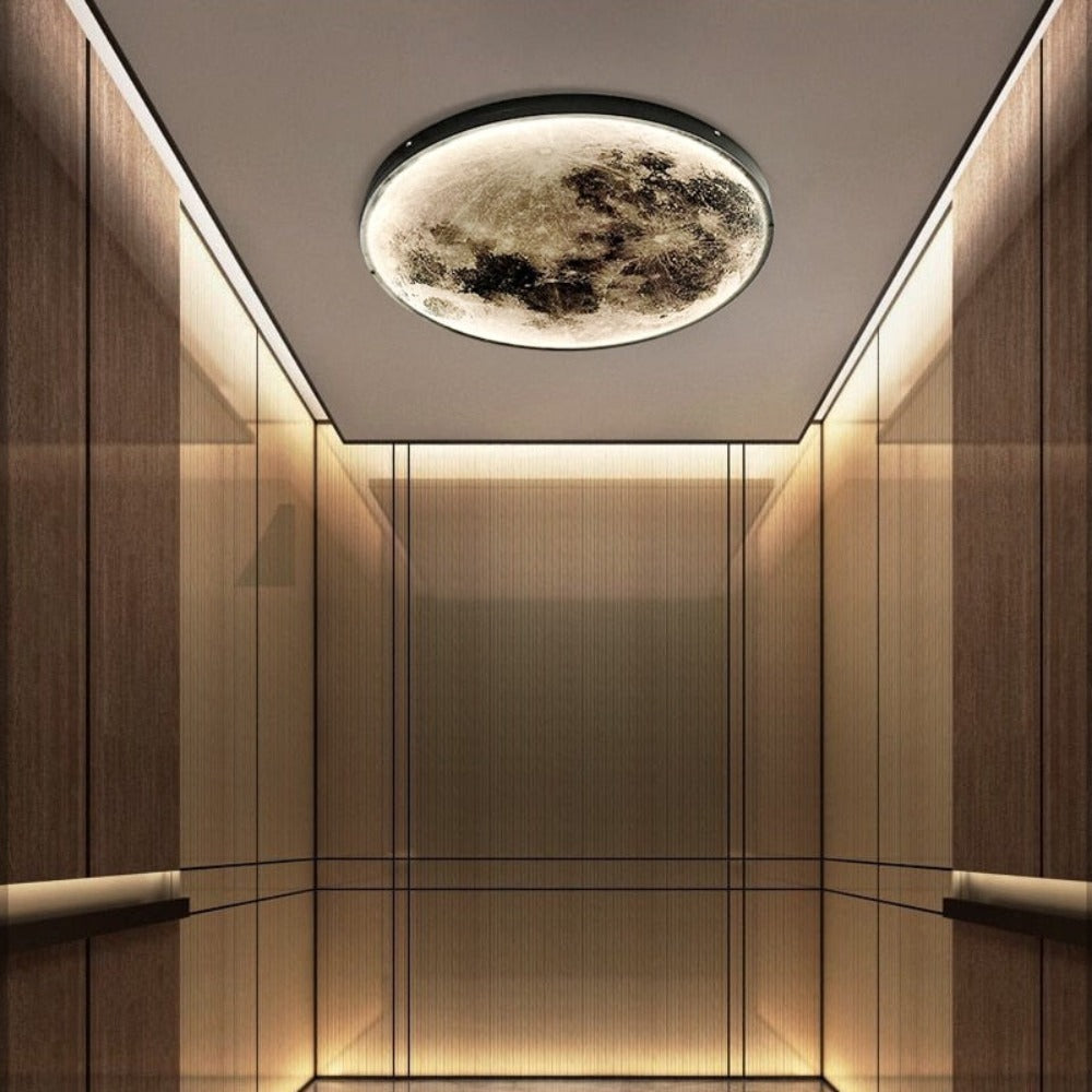 Lampa ścienna 3D LED – Księżyc dla wyjątkowej atmosfery 