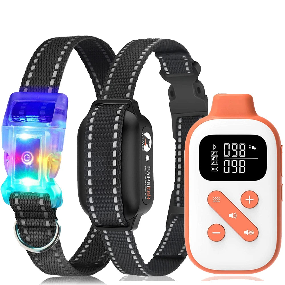 קולר אילוף ללא זעזוע – שלט רחוק עד 1000 מ 