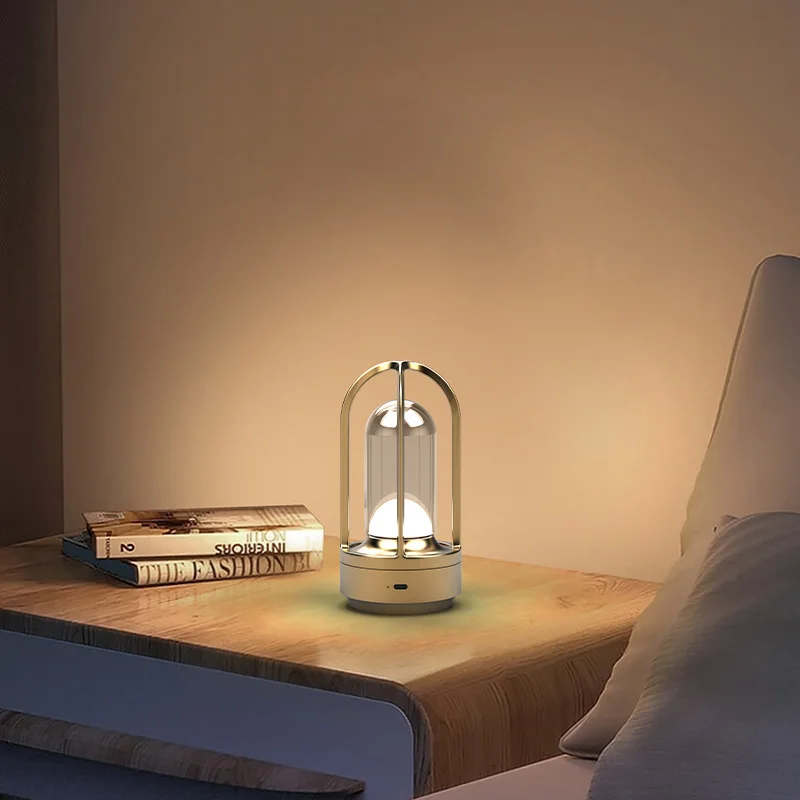 Bezdrátová stolní lampa — moderní osvětlení 