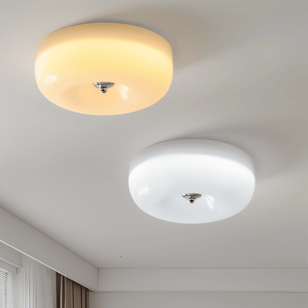 Scandinavian Glass Ceiling Light - Modern Decoration & Easy Installation