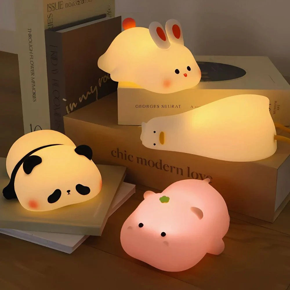 Lampe Tactile En Forme D’Animal — Éclairage Réconfortant Et Contrôle Facile