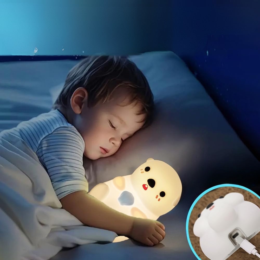 Veilleuse LED – Otarie Mignonne En Silicone Doux